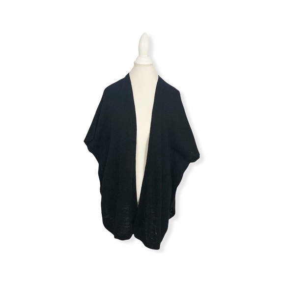 Labworks Women’s Open Cardigan Short Sleeves Black Medium - Picture 1 of 6